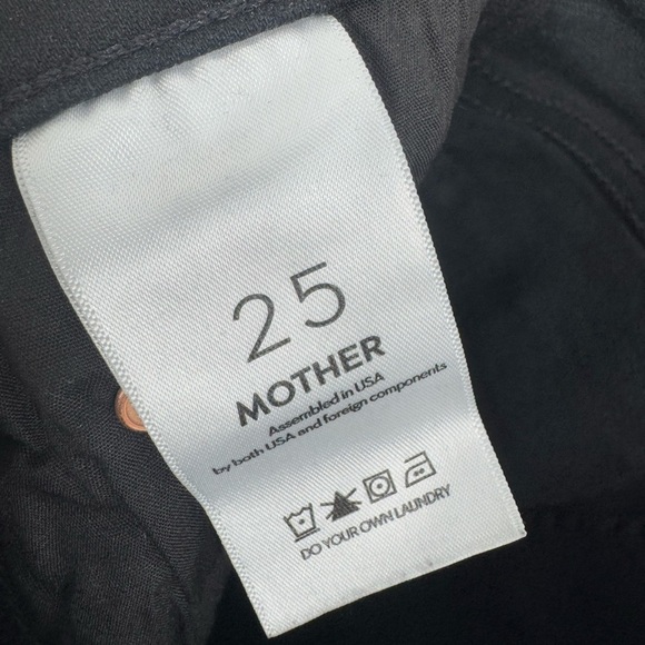 MOTHER THE INSIDER CROP STEP FRAY JEANS NOT GUILTY SIZE 25 B2470 - Picture 6 of 7